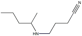 4-(pentan-2-ylamino)butanenitrile Struktur