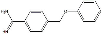 4-(phenoxymethyl)benzenecarboximidamide Struktur