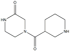 4-(piperidin-3-ylcarbonyl)piperazin-2-one Struktur