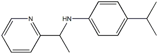 4-(propan-2-yl)-N-[1-(pyridin-2-yl)ethyl]aniline Struktur