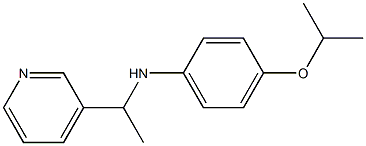 4-(propan-2-yloxy)-N-[1-(pyridin-3-yl)ethyl]aniline Struktur