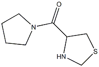 4-(pyrrolidin-1-ylcarbonyl)-1,3-thiazolidine Struktur