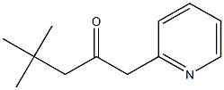 4,4-dimethyl-1-(pyridin-2-yl)pentan-2-one Struktur