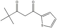 4,4-dimethyl-1-(thiophen-2-yl)pentane-1,3-dione Struktur