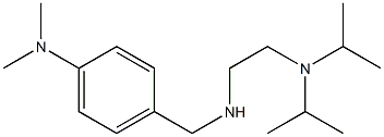 4-[({2-[bis(propan-2-yl)amino]ethyl}amino)methyl]-N,N-dimethylaniline Struktur