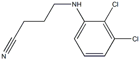 4-[(2,3-dichlorophenyl)amino]butanenitrile Struktur