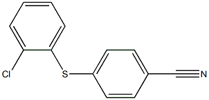 4-[(2-chlorophenyl)sulfanyl]benzonitrile Struktur