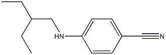 4-[(2-ethylbutyl)amino]benzonitrile Struktur