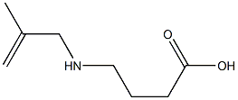 4-[(2-methylprop-2-enyl)amino]butanoic acid Struktur