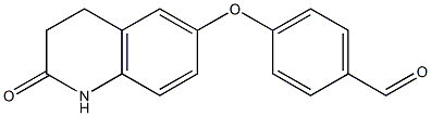 4-[(2-oxo-1,2,3,4-tetrahydroquinolin-6-yl)oxy]benzaldehyde Struktur