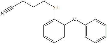 4-[(2-phenoxyphenyl)amino]butanenitrile Struktur