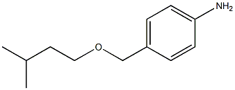 4-[(3-methylbutoxy)methyl]aniline Struktur