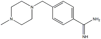 4-[(4-methylpiperazin-1-yl)methyl]benzenecarboximidamide Struktur