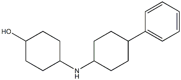 4-[(4-phenylcyclohexyl)amino]cyclohexan-1-ol Struktur