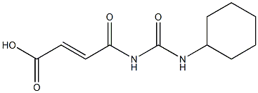 4-[(cyclohexylcarbamoyl)amino]-4-oxobut-2-enoic acid Struktur