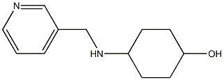 4-[(pyridin-3-ylmethyl)amino]cyclohexan-1-ol Struktur