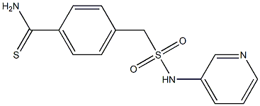 4-[(pyridin-3-ylsulfamoyl)methyl]benzene-1-carbothioamide Struktur