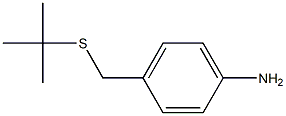 4-[(tert-butylsulfanyl)methyl]aniline Struktur