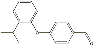 4-[2-(propan-2-yl)phenoxy]benzaldehyde Struktur