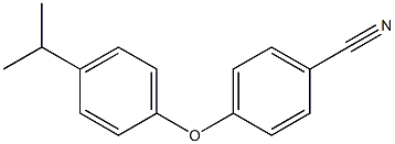 4-[4-(propan-2-yl)phenoxy]benzonitrile Struktur