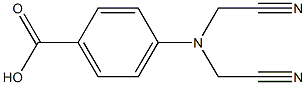 4-[bis(cyanomethyl)amino]benzoic acid Struktur