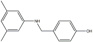 4-{[(3,5-dimethylphenyl)amino]methyl}phenol Struktur