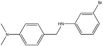 4-{[(3-bromophenyl)amino]methyl}-N,N-dimethylaniline Struktur