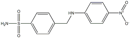 4-{[(4-nitrophenyl)amino]methyl}benzene-1-sulfonamide Struktur