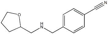 4-{[(oxolan-2-ylmethyl)amino]methyl}benzonitrile Struktur