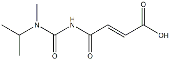 4-{[methyl(propan-2-yl)carbamoyl]amino}-4-oxobut-2-enoic acid Struktur