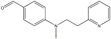 4-{methyl[2-(pyridin-2-yl)ethyl]amino}benzaldehyde Struktur