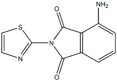 4-amino-2-(1,3-thiazol-2-yl)-2,3-dihydro-1H-isoindole-1,3-dione Struktur