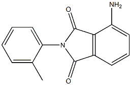 4-amino-2-(2-methylphenyl)-2,3-dihydro-1H-isoindole-1,3-dione Struktur