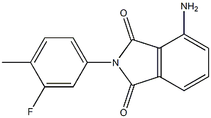 4-amino-2-(3-fluoro-4-methylphenyl)-2,3-dihydro-1H-isoindole-1,3-dione Struktur