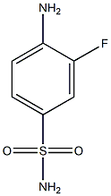 4-amino-3-fluorobenzenesulfonamide Struktur