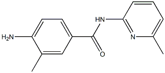 4-amino-3-methyl-N-(6-methylpyridin-2-yl)benzamide Struktur