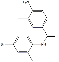 4-amino-N-(4-bromo-2-methylphenyl)-3-methylbenzamide Struktur