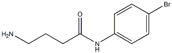 4-amino-N-(4-bromophenyl)butanamide Struktur