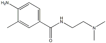 4-amino-N-[2-(dimethylamino)ethyl]-3-methylbenzamide Struktur