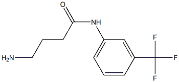 4-amino-N-[3-(trifluoromethyl)phenyl]butanamide Struktur