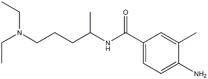 4-amino-N-[5-(diethylamino)pentan-2-yl]-3-methylbenzamide Struktur