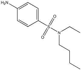 4-amino-N-butyl-N-ethylbenzene-1-sulfonamide Struktur