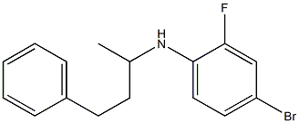 4-bromo-2-fluoro-N-(4-phenylbutan-2-yl)aniline Struktur