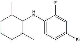 4-bromo-N-(2,6-dimethylcyclohexyl)-2-fluoroaniline Struktur