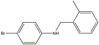 4-bromo-N-[(2-methylphenyl)methyl]aniline Struktur