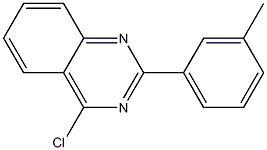 4-chloro-2-(3-methylphenyl)quinazoline Struktur