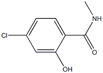 4-chloro-2-hydroxy-N-methylbenzamide Struktur