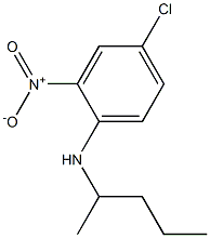 4-chloro-2-nitro-N-(pentan-2-yl)aniline Struktur