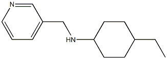 4-ethyl-N-(pyridin-3-ylmethyl)cyclohexan-1-amine Struktur