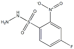 4-fluoro-2-nitrobenzene-1-sulfonohydrazide Struktur